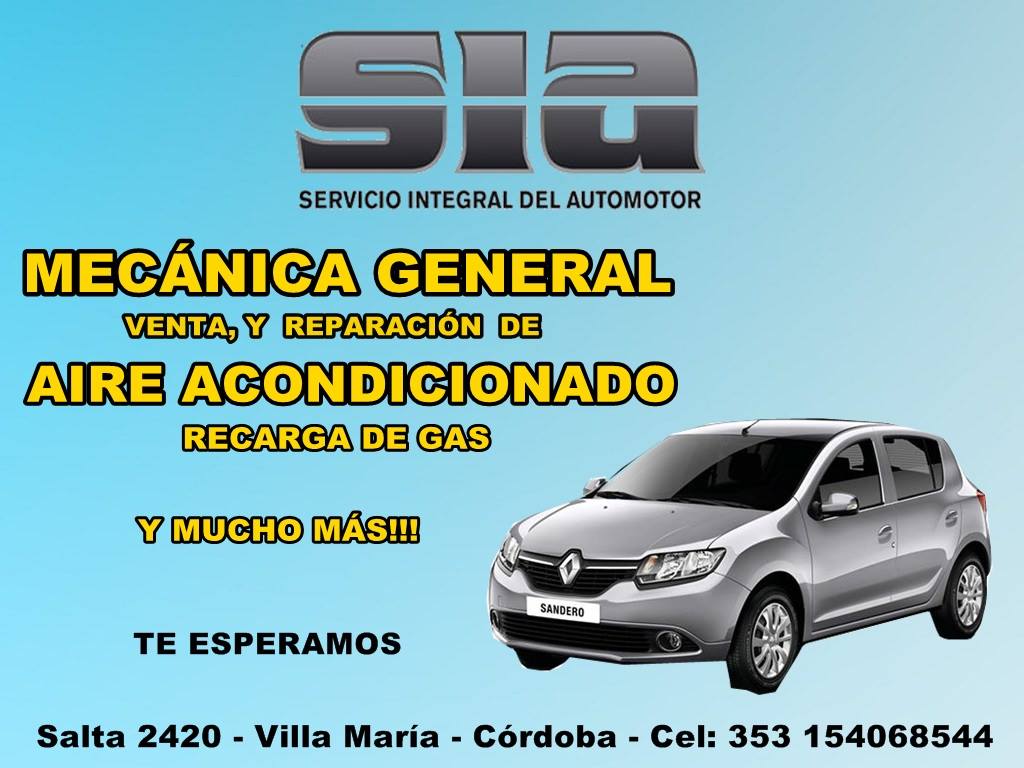 Sia- Sia Servicio Integral del Automotor – Villa Maria